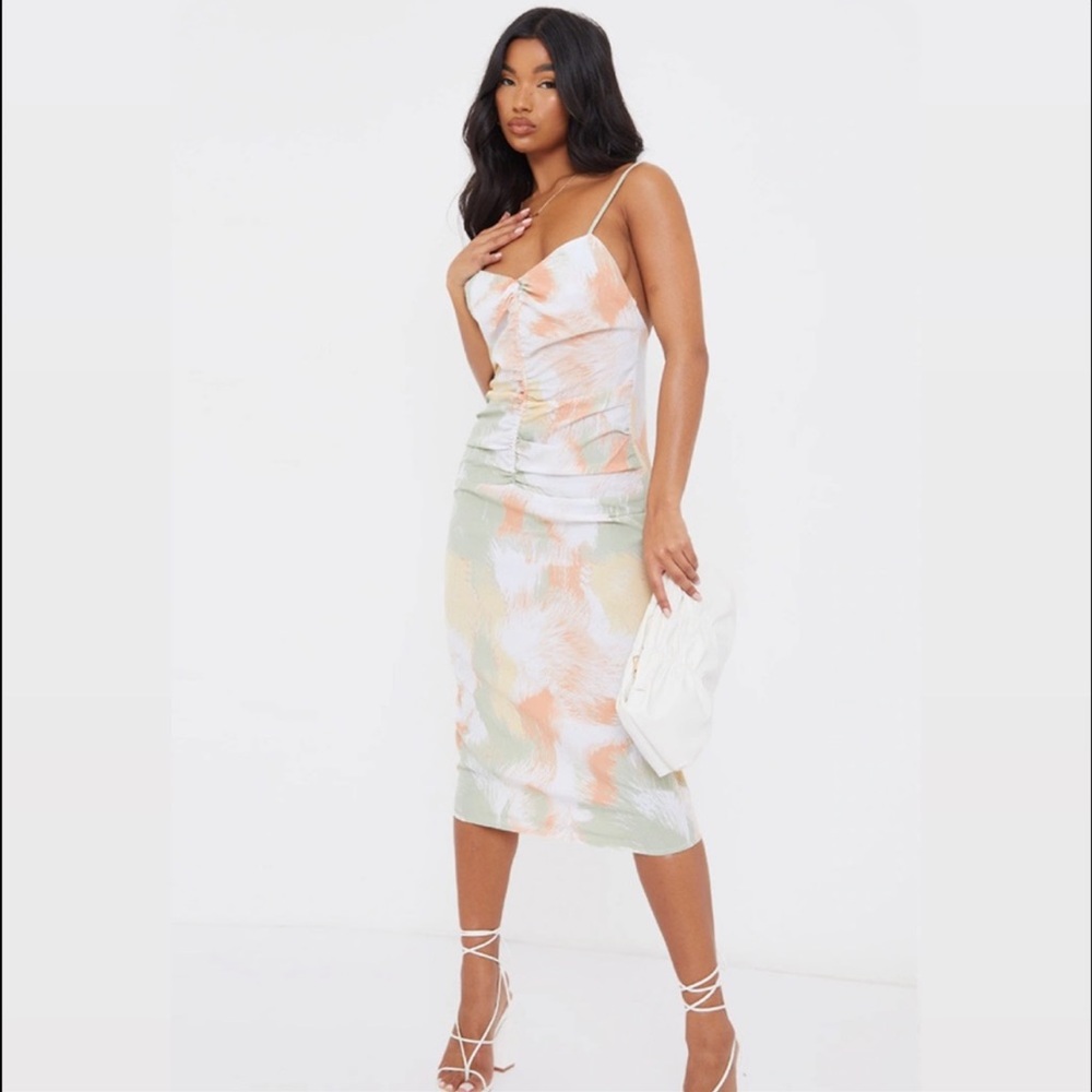 🆕 Multicolored Midi Dress